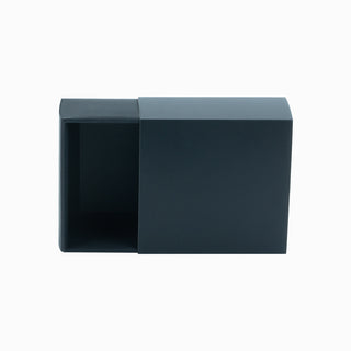 Cutie cadou Sertar Pliabil (capac + bază), 13 × 13.5 × 6 cm - Negru