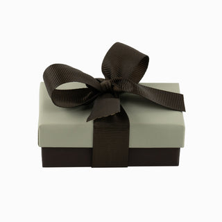 Cutie bijuterii Ribon Down R.D, 5x8x3 cm - Crem / Maro