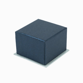Cutie rigida CADOU Rigid, 7.5x7.5x5.5 cm - Argintiu / Bleumarin