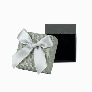Cutie bijuterii Normal Paper, 4x4x3.5 cm - Gri Deschis / Gri Inchis / Negru / Gri