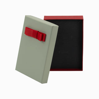 Cutie bijuterii Flower Up F.U, 9.5x13.5x3.5 cm - Crem / Rosu / Gri