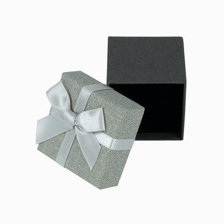 Cutie bijuterii Normal Paper, 5x5x4.5 cm - Gri Deschis / Gri Inchis / Negru / Gri