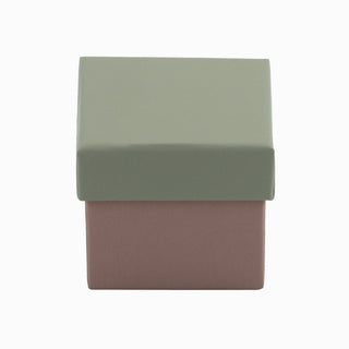 Cutie bijuterii Lg L.G, 5x5x4.5 cm - Gri / Roz