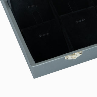 Suport bijuterii Geam, 35x24x5 cm - Gri / Negru