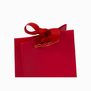 Punga CADOU Texturat, 11x16x7 cm - Rosu