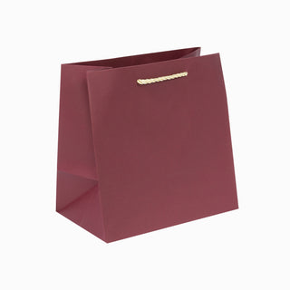 Punga CADOU Texturat, 21x21x13 cm - Bordo / Auriu