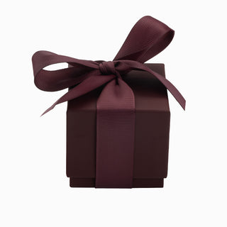 Cutie bijuterii Ribon Down R.D, 5x5x5 cm - Bordo