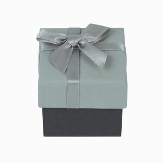 Cutie bijuterii Normal Paper, 5x5x4.5 cm - Gri Deschis / Gri Inchis / Gri
