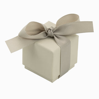 Cutie bijuterii Ribon Down R.D, 5x5x5 cm - Crem