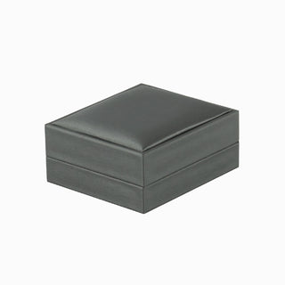 Cutie bijuterii Set Gama Piele, 7.5x8.5x3.5 cm - Gri