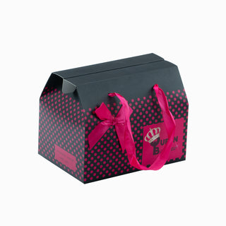 Cutie cadou Queen Pliat, 17.5x12.5x13.5 cm - Negru