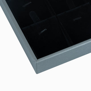 Suport bijuterii Fara Geam, 35x24x3 cm - Gri / Negru