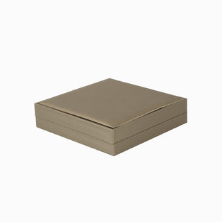 Cutie bijuterii Set Gama Piele, 16.5x16.5x4 cm - Auriu / Crem