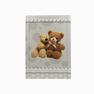 Punga CADOU Gama Urs, 50x70x20 cm - Crem / Alb