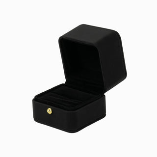 Cutie bijuterii Inel Gama Lady, 6x6x6.2 cm - Negru