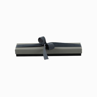 Cutie bijuterii Ribon Down R.D, 23x5x3 cm - Gri / Negru