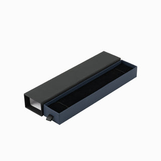 Cutie bijuterii Bratara Sertar, 21x4.3x2.8 cm - Negru / Bleumarin
