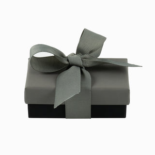 Cutie bijuterii Ribon Down R.D, 5x8x3 cm - Gri / Negru
