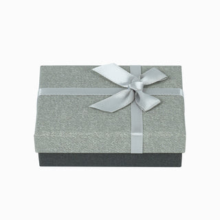 Cutie bijuterii Normal Paper, 7x9x3 cm - Gri Deschis / Gri Inchis / Alb / Gri