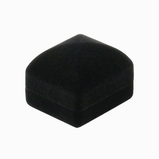 Cutie bijuterii Inel Hexagon, 4.5x5x4 cm - Negru