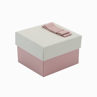 Cutie bijuterii Flower Up F.U, 8.5x9x6 cm - Crem / Roz / Negru