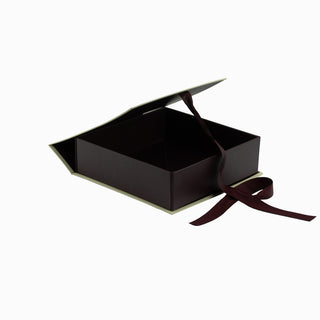 Cutie rigida cadou Gama King Pandantiv, 25x25x7.5 cm - Bordo / Crem