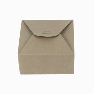 Cutie cadou Pliat Cutie Tort Nr 3, 11x11x5.5 cm - Maro