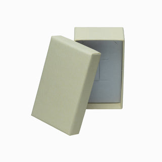 Cutie bijuterii Gama Diverse Culori Normal Paper, 5x8x3 cm - Crem / Alb