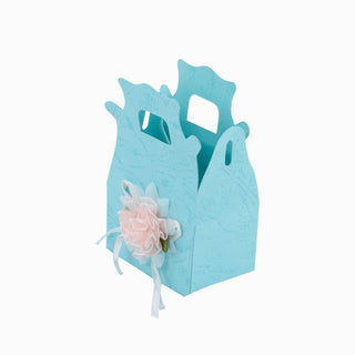 Cutie cadou Marturii | Martisor Pliat, 7x4.5x11 cm - Bleu