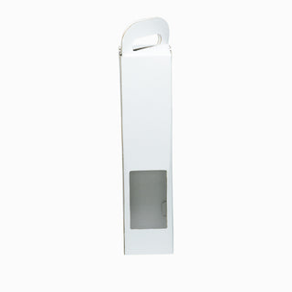 Cutie cadou Vin Pliat, 8x8x33.5 cm - Alb