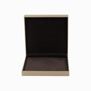 Cutie bijuterii Set Gama Piele, 17x17x4 cm - Auriu / Maro