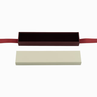 Cutie bijuterii Ribon Down R.D, 23x5x3 cm - Gri / Bordo