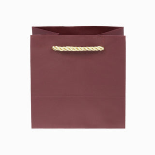 Punga CADOU Texturat, 13x13x9 cm - Bordo / Auriu