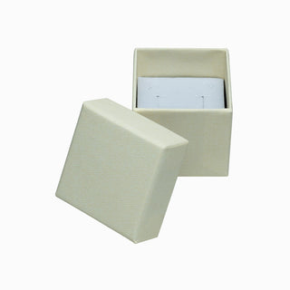 Cutie bijuterii Gama Diverse Culori Normal Paper, 5x5x4.5 cm - Crem / Alb
