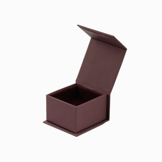 Cutie bijuterii Inel Magnet, 6x6x4 cm - Bordo