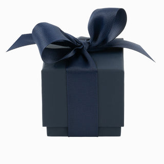Cutie bijuterii Ribon Down R.D, 7x7x7 cm - Bleumarin