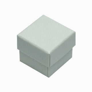 Cutie bijuterii Gama Grej Normal Paper, 4x4x3.5 cm - Grej / Alb