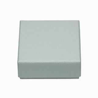 Cutie bijuterii Gama Grej Normal Paper, 6x6x2.5 cm - Grej / Alb