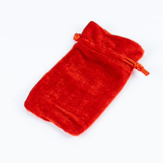 Saculet cadou Plus, 7.5x9.5+3 cm - Rosu