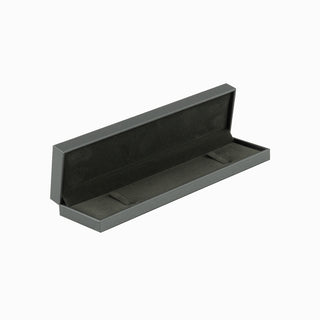 Cutie bijuterii Bratara Gama Piele, 22.5x5.5x2.5 cm - Gri