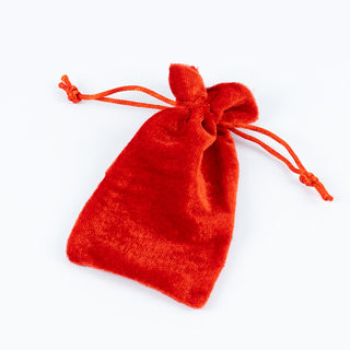 Saculet cadou Plus, 7.5x9.5+3 cm - Rosu