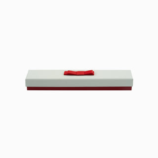 Cutie bijuterii Flower Up F.U, 23x5x3 cm - Crem / Rosu / Gri