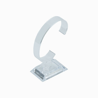 Suport bijuterii Ceas Cercei, 4x5.5x10 cm - Transparent