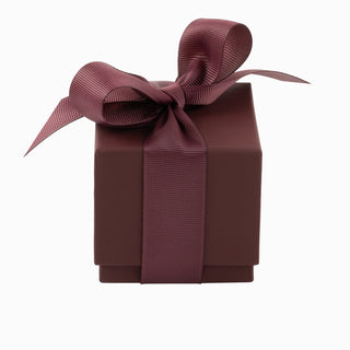 Cutie bijuterii Ribon Down R.D, 7x7x7 cm - Bordo