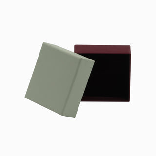 Cutie bijuterii Lg L.G, 8.5x9x3.8 cm - Gri / Bordo