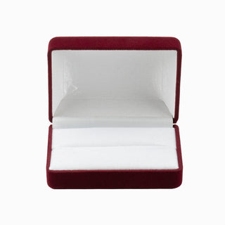 Cutie bijuterii Verigheta Andreea, 6x8x3.5 cm - Bordo / Alb