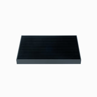 Suport bijuterii Inel Fara Geam, 35x24x3 cm - Negru