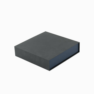 Cutie bijuterii Set Magnet, 19x19x4.5 cm - Negru / Bleumarin