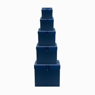 Cutie rigida cadou Rigid Set 5, 33x33x29 cm - Bleumarin