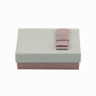 Cutie bijuterii Flower Up F.U, 7x9x3 cm - Crem / Roz / Gri